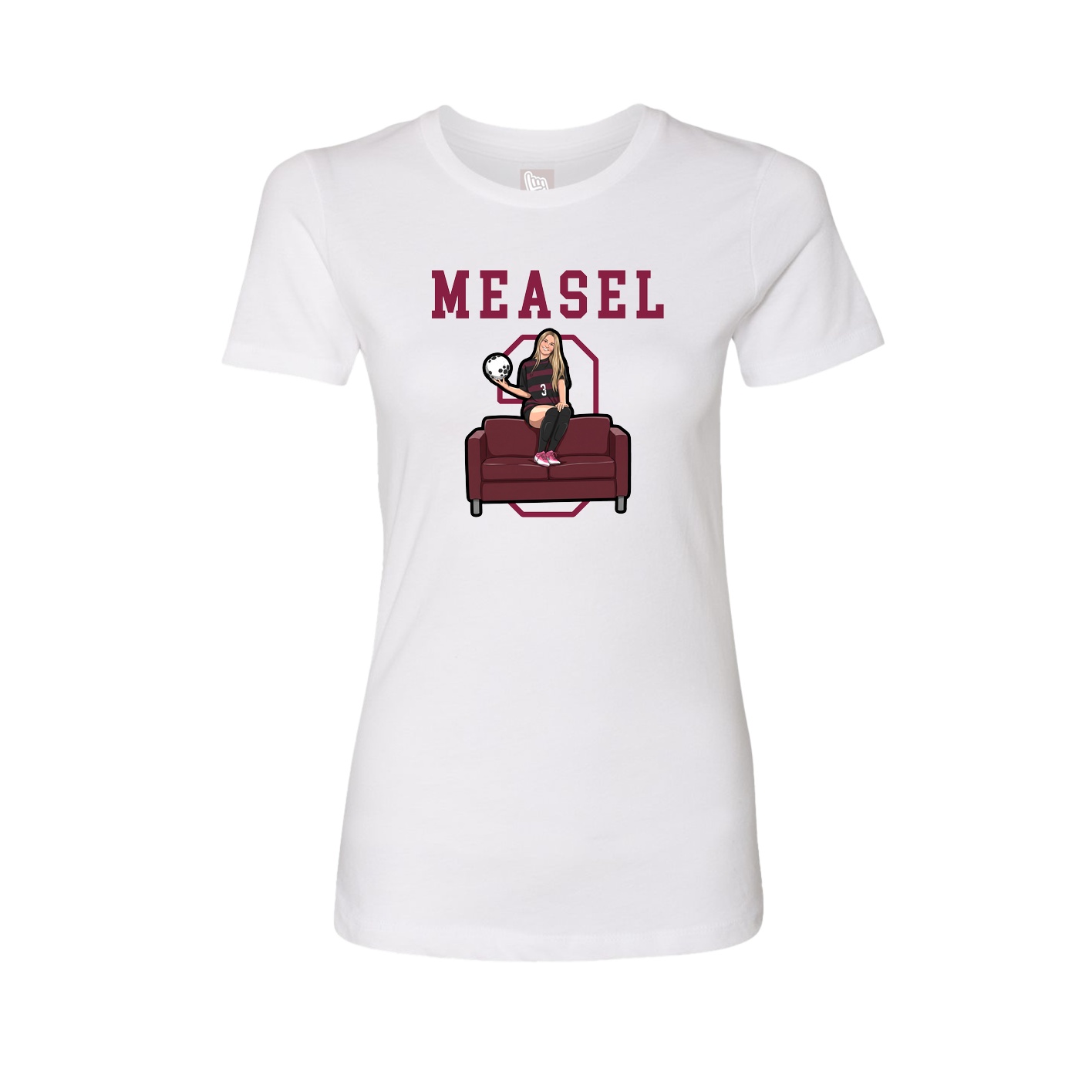 Fitted Women's Tee — Shirsey in White