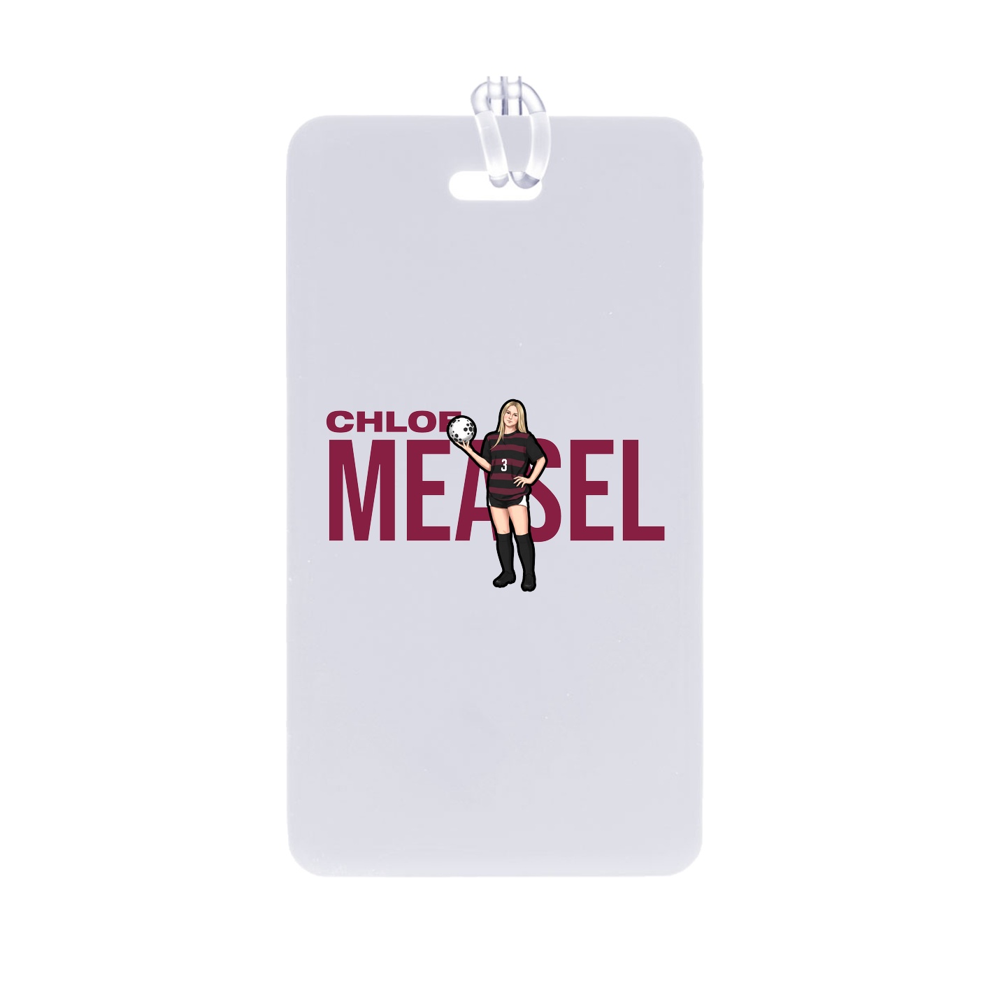 Bag Tag — Player Name in Classic