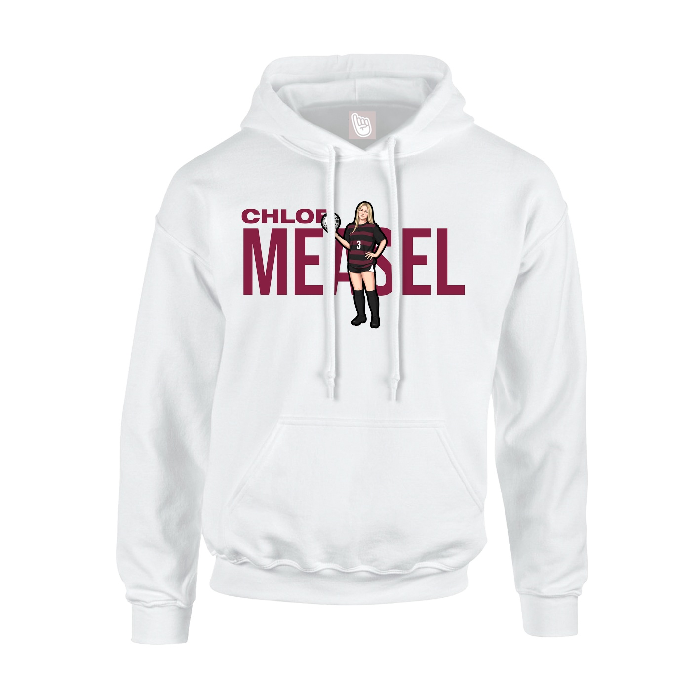 Hoodie — Player Name in White
