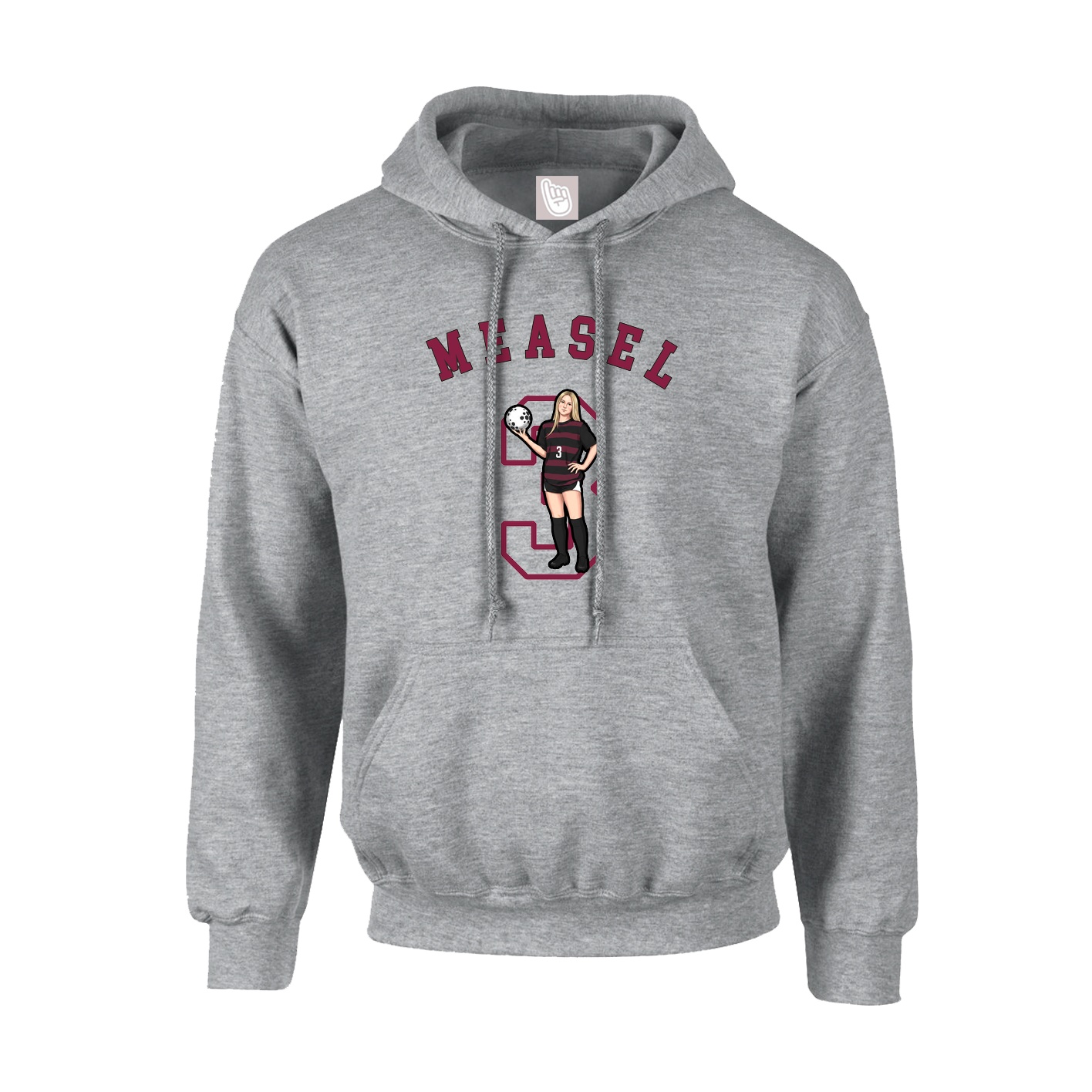 Youth Hoodie — Shirsey Arch in Grey