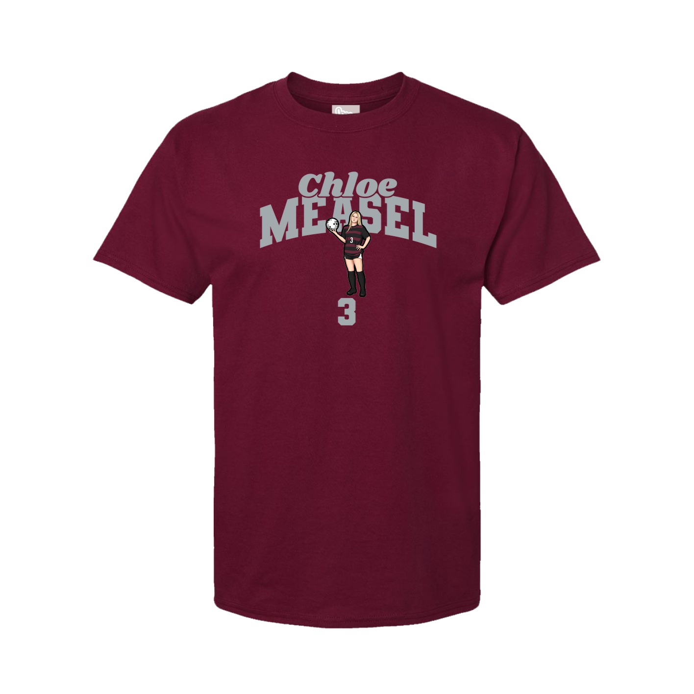 Tee — Signature Arch in Cardinal