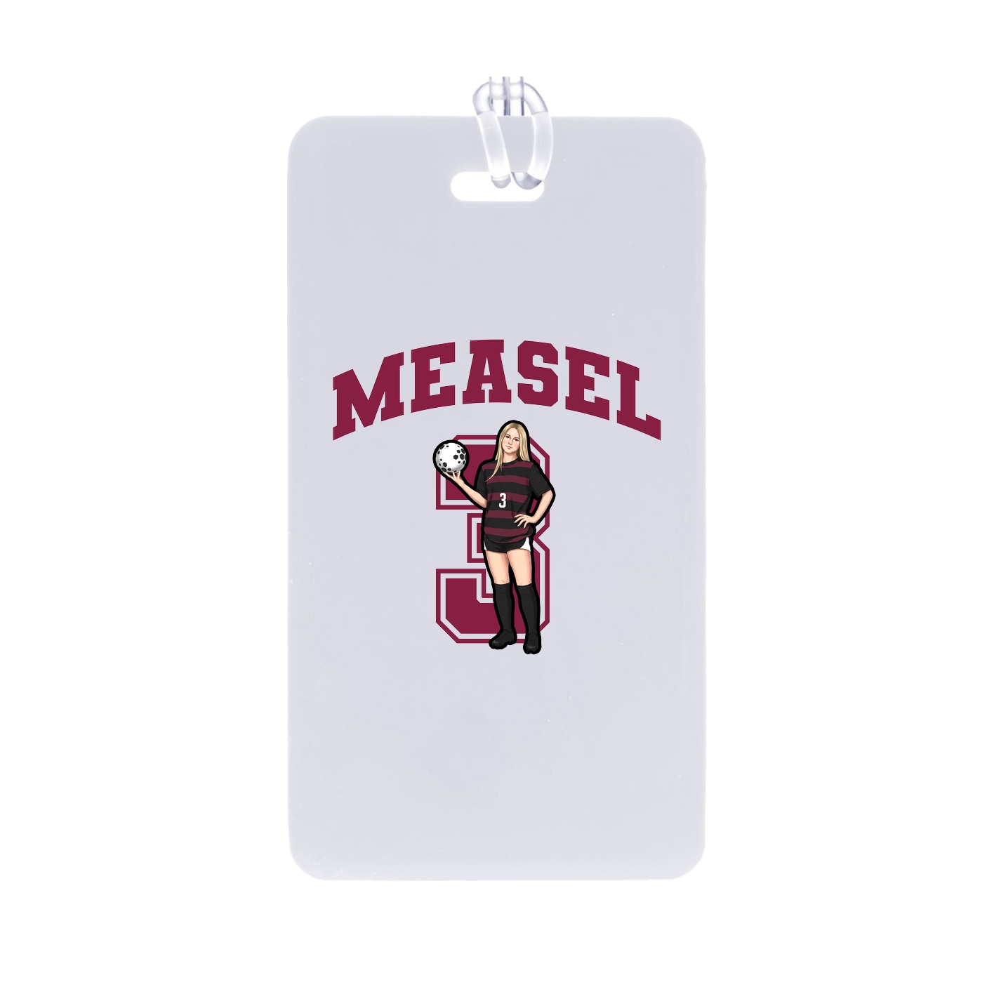 Bag Tag — Number in Classic