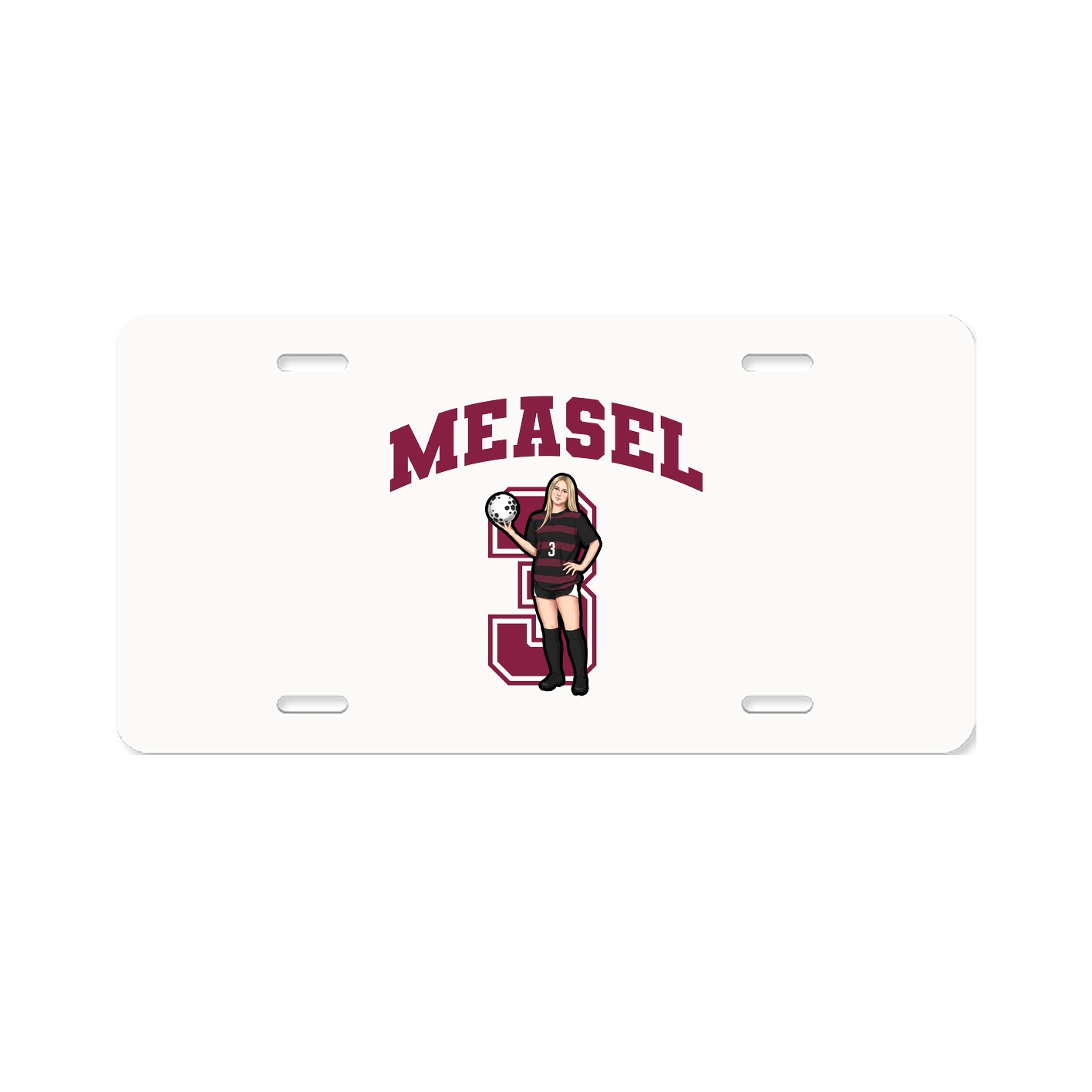 License Plate — Number in Classic