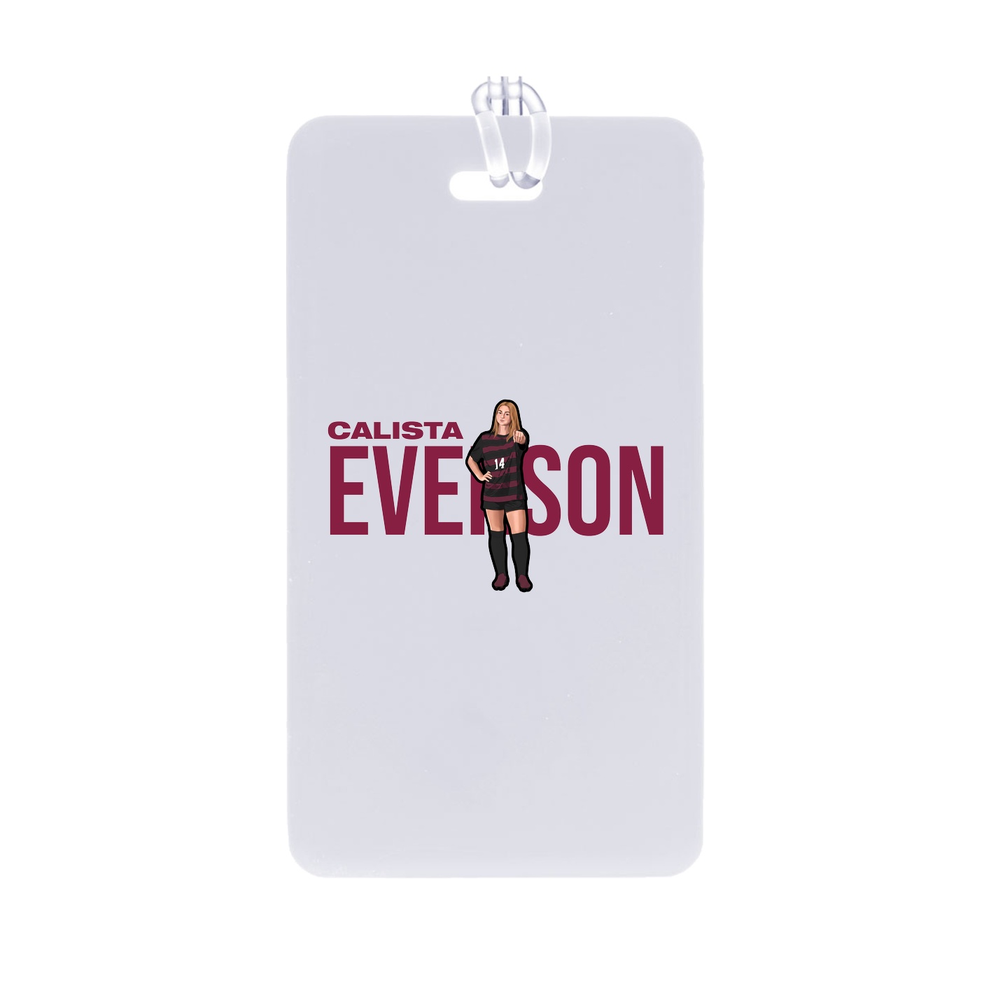 Bag Tag — Player Name in Classic