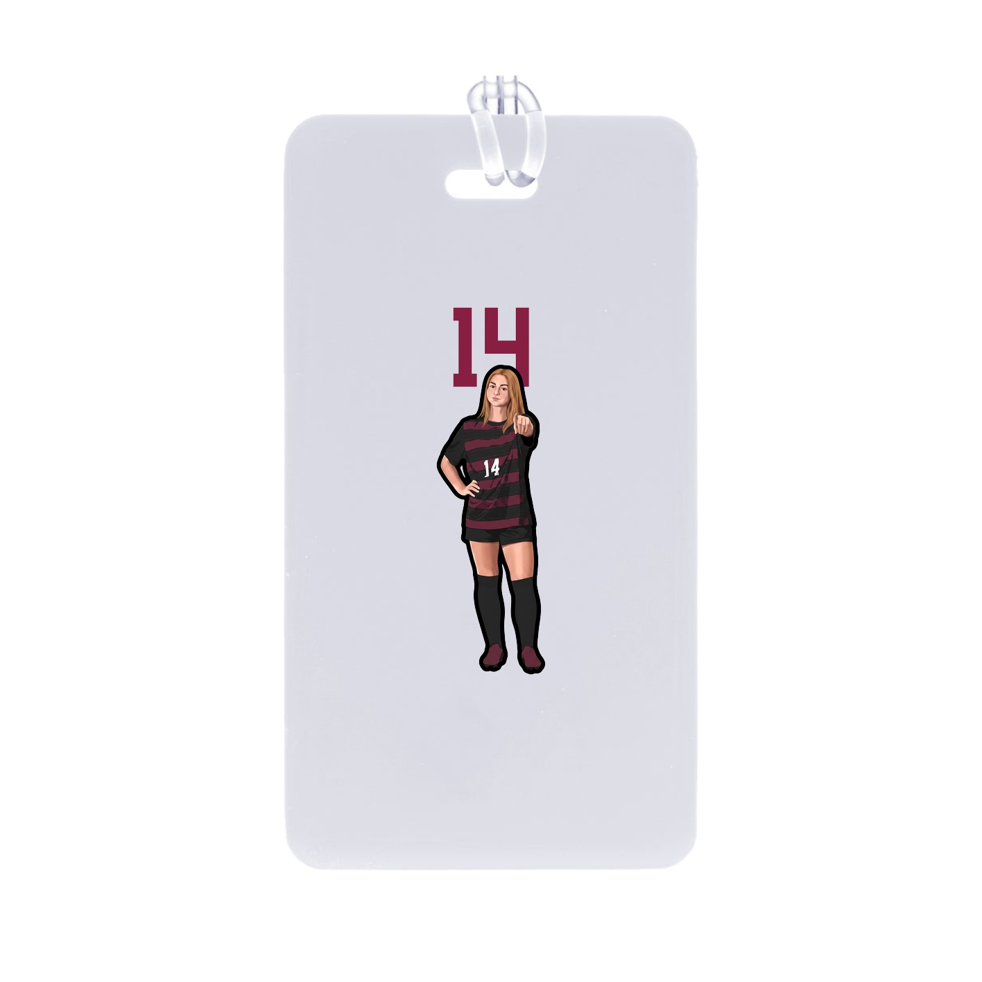 Bag Tag — Number Top in Classic