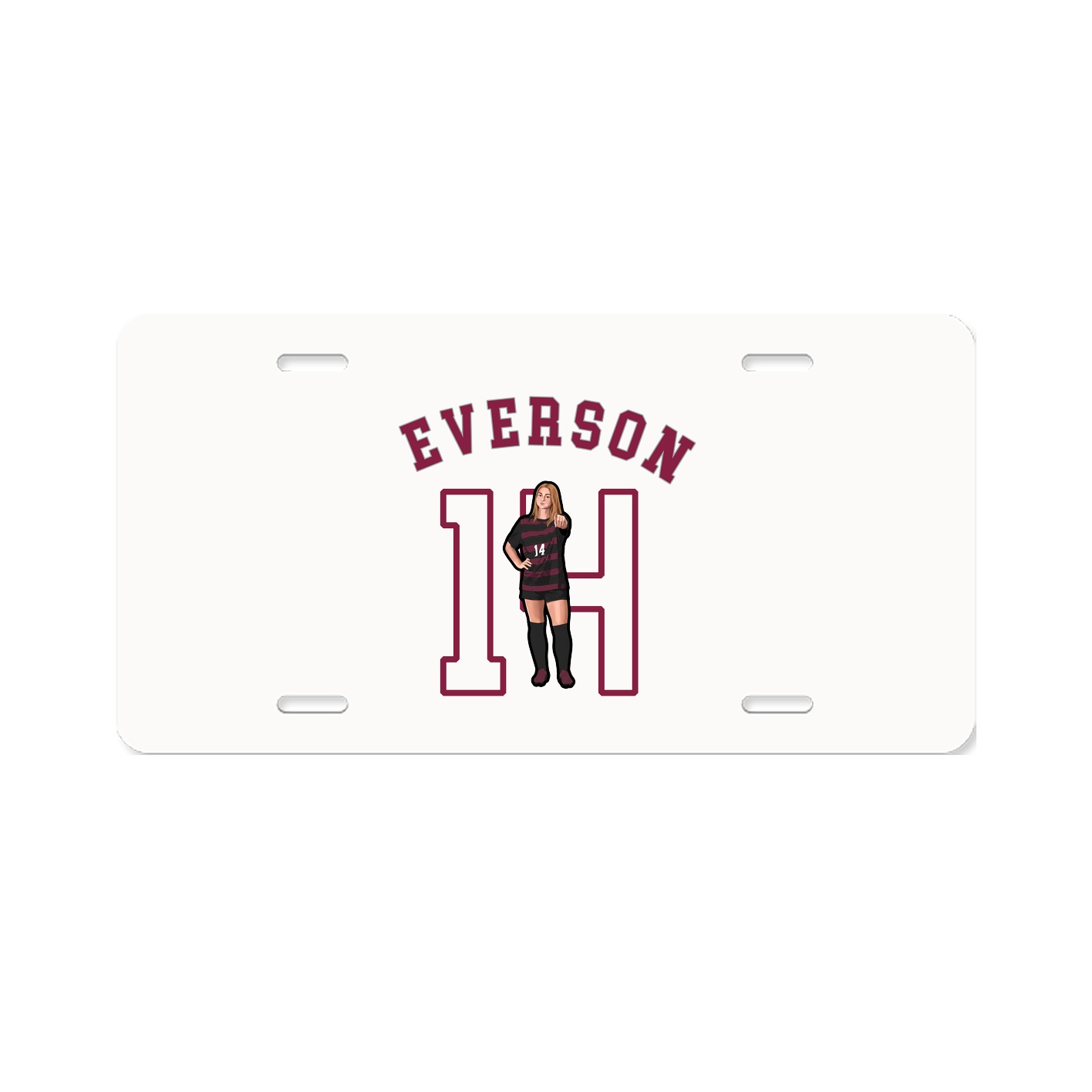 License Plate — Shirsey Arch in Classic