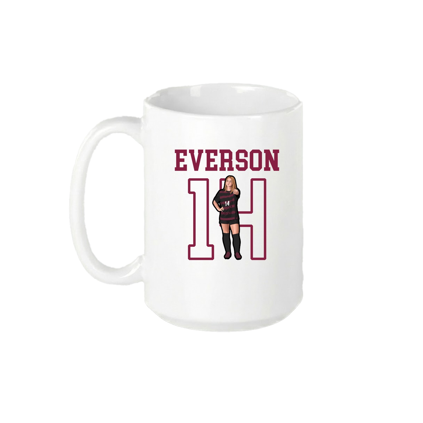 15oz Coffee Mug — Shirsey in White