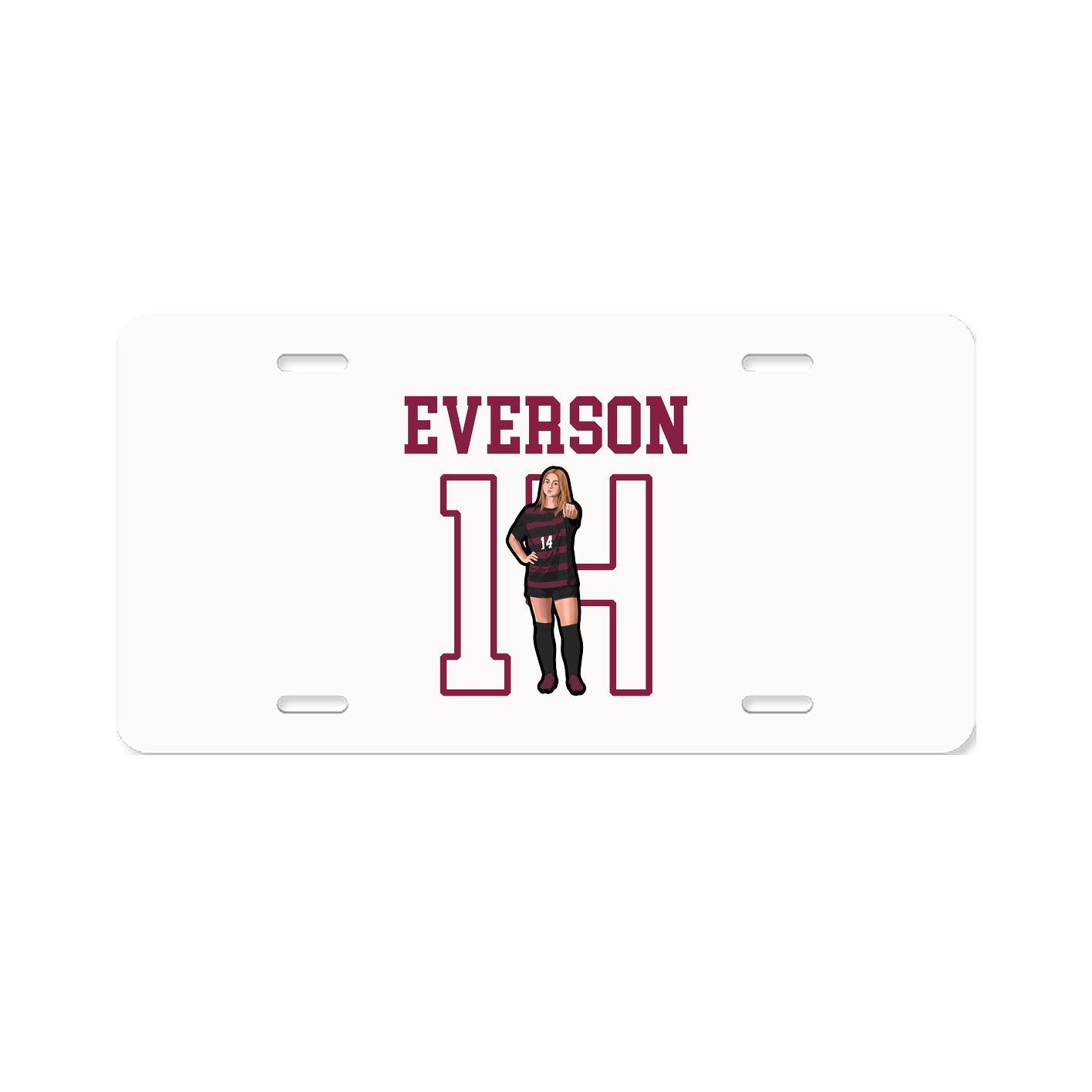 License Plate — Shirsey in Classic
