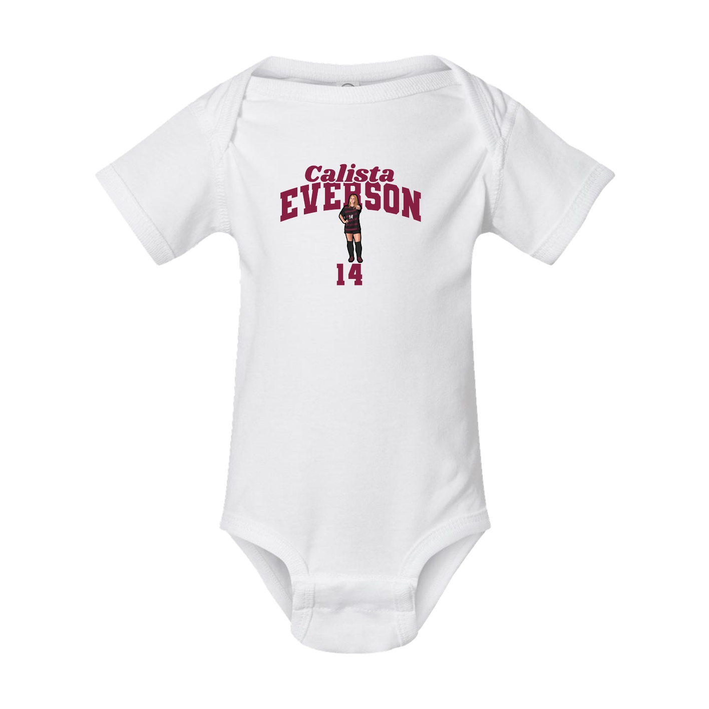 Baby Onesie — Signature Arch in White