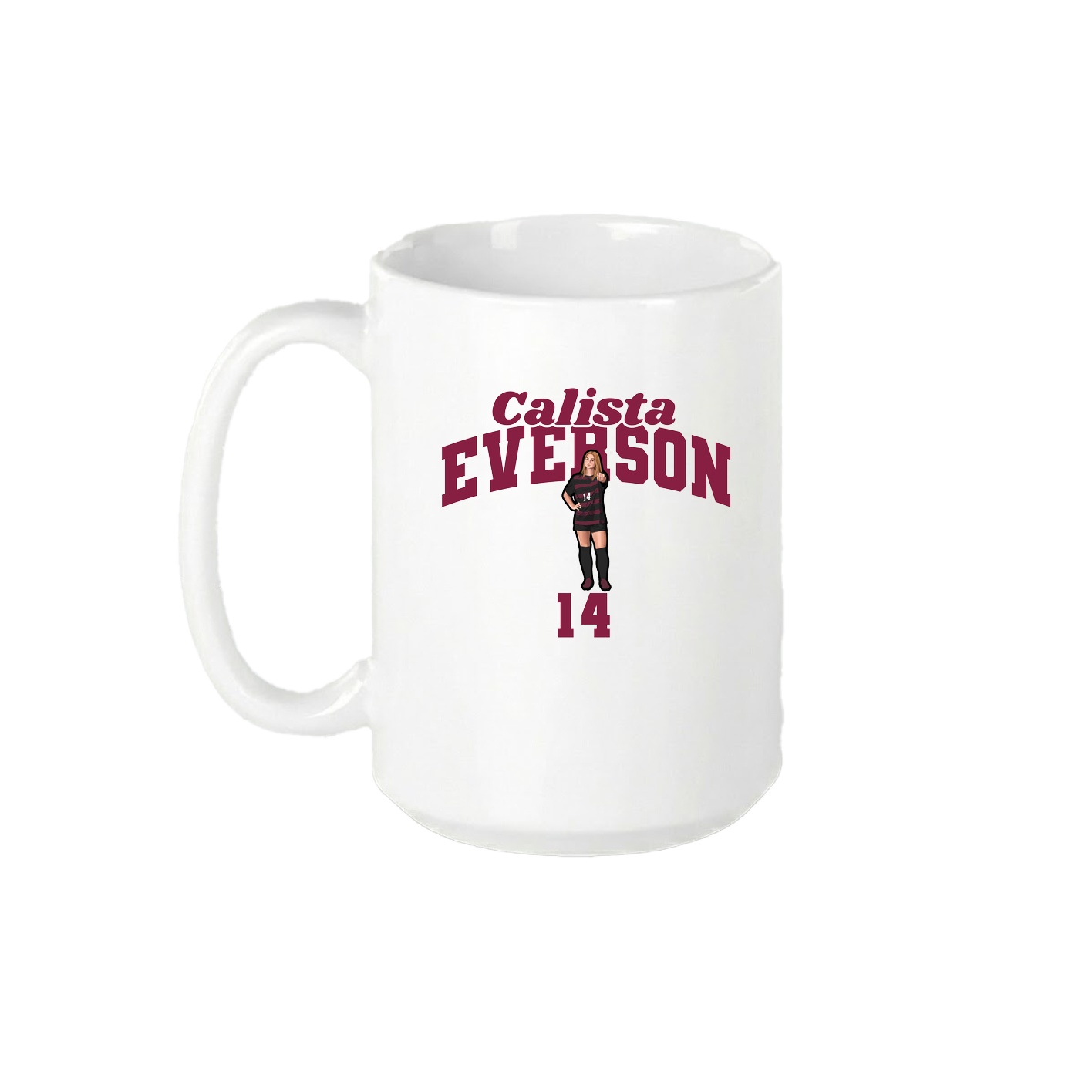 15oz Coffee Mug — Signature Arch in White