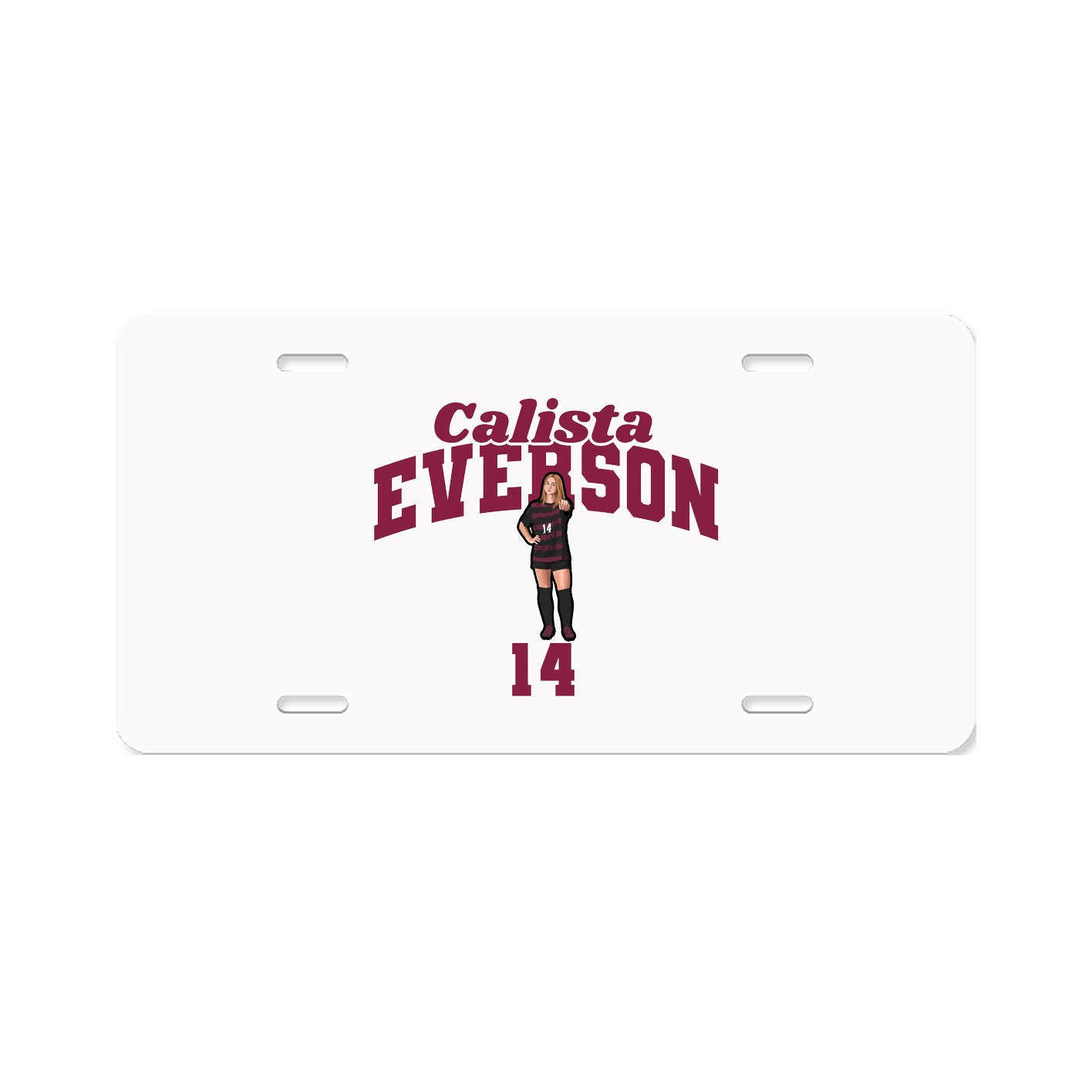 License Plate — Signature Arch in Classic