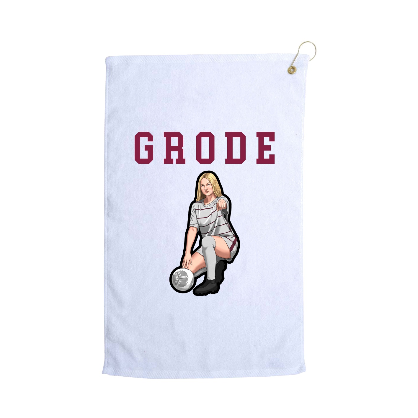 Golf Towel — Shirsey in White