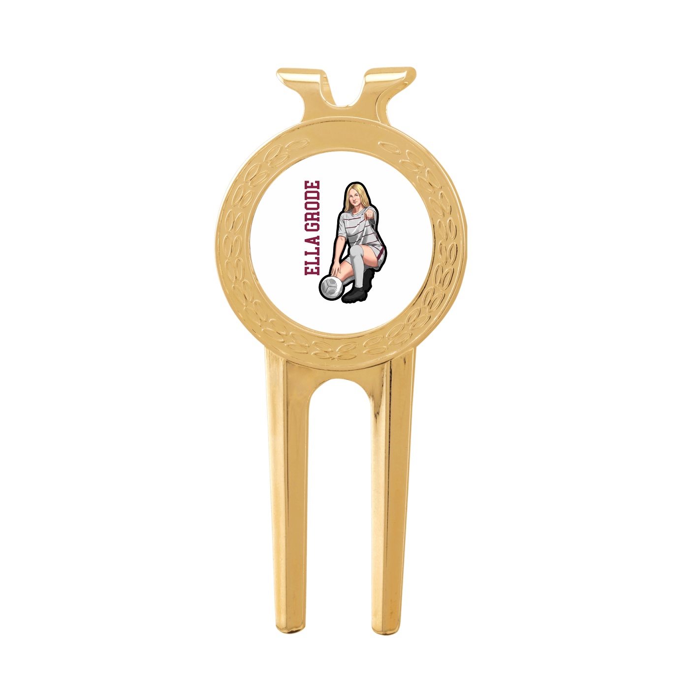 Divot Tool with Ball Marker — Name Vertical in Classic