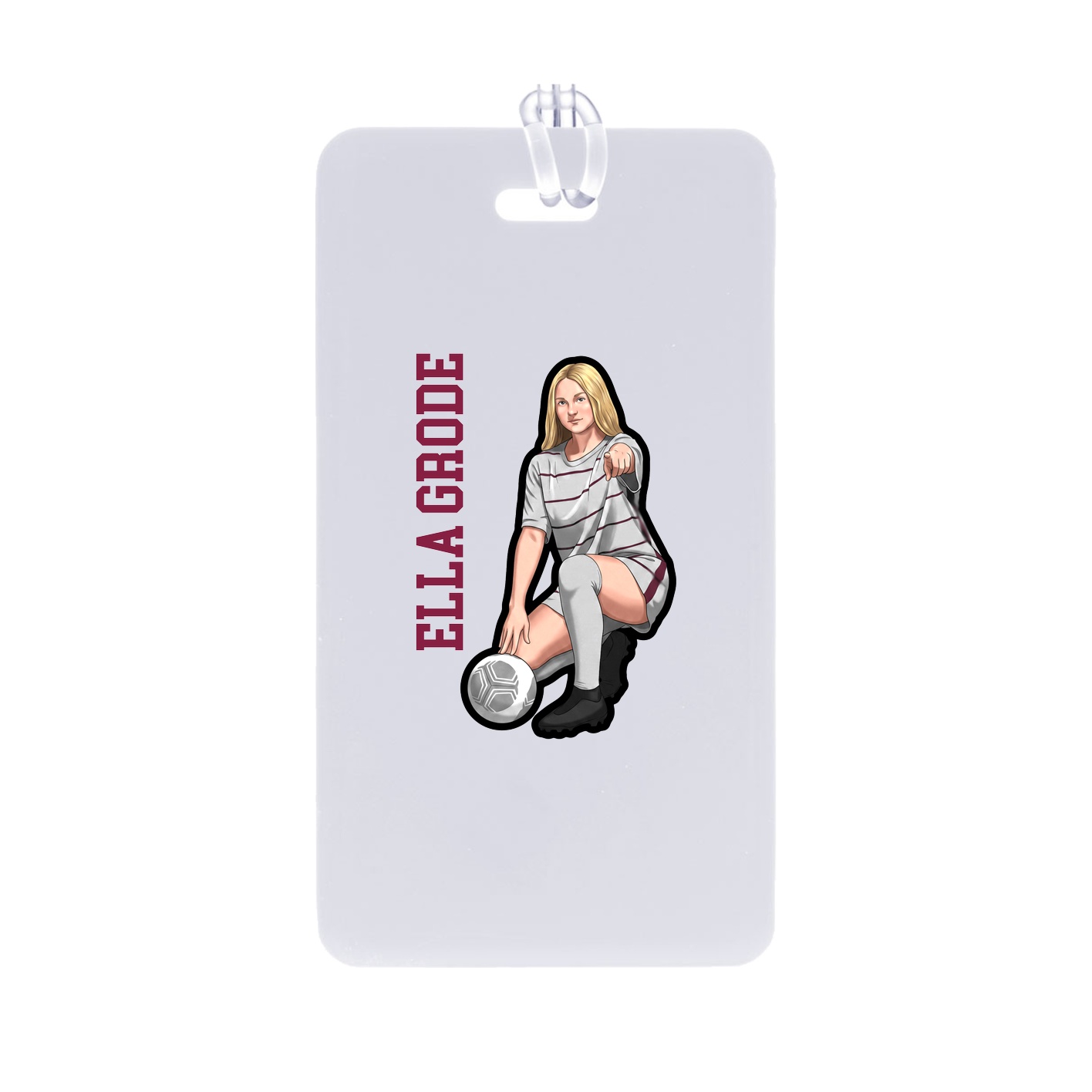 Bag Tag — Name Vertical in Classic