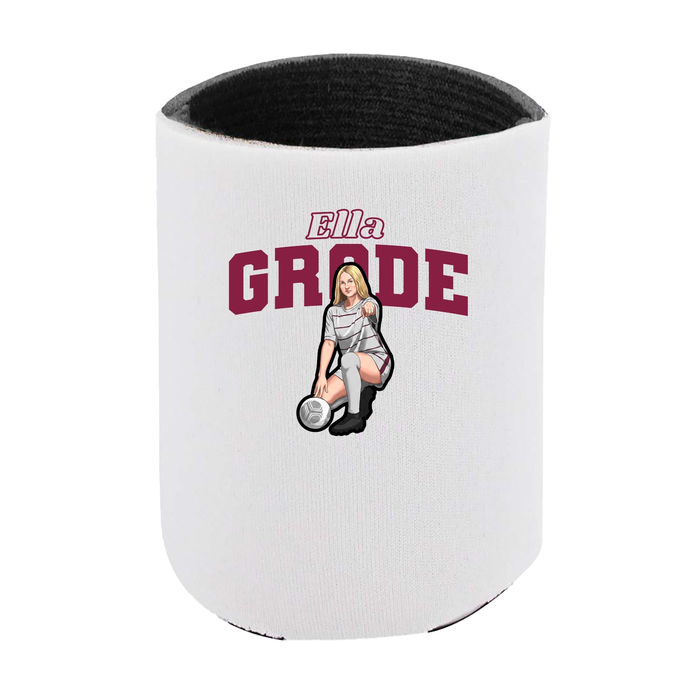 Can Holder — Name Arch in White