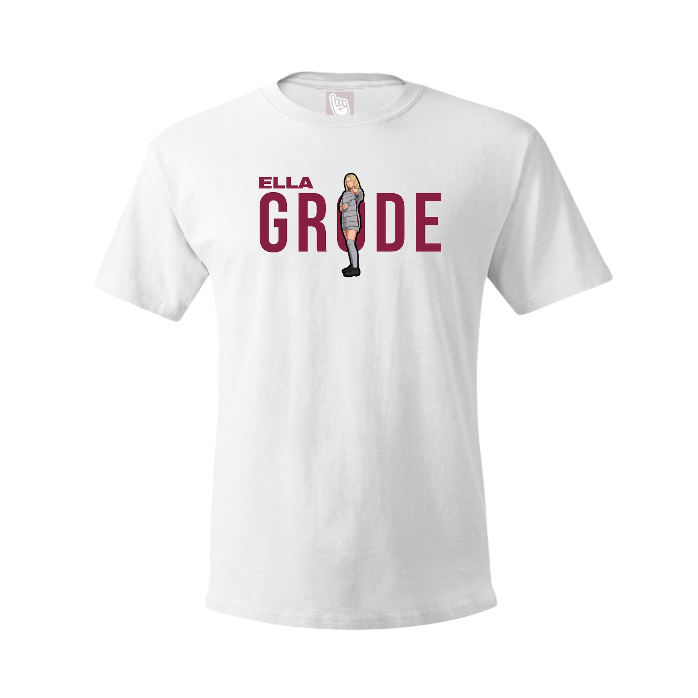 Youth Tee — Player Name in White