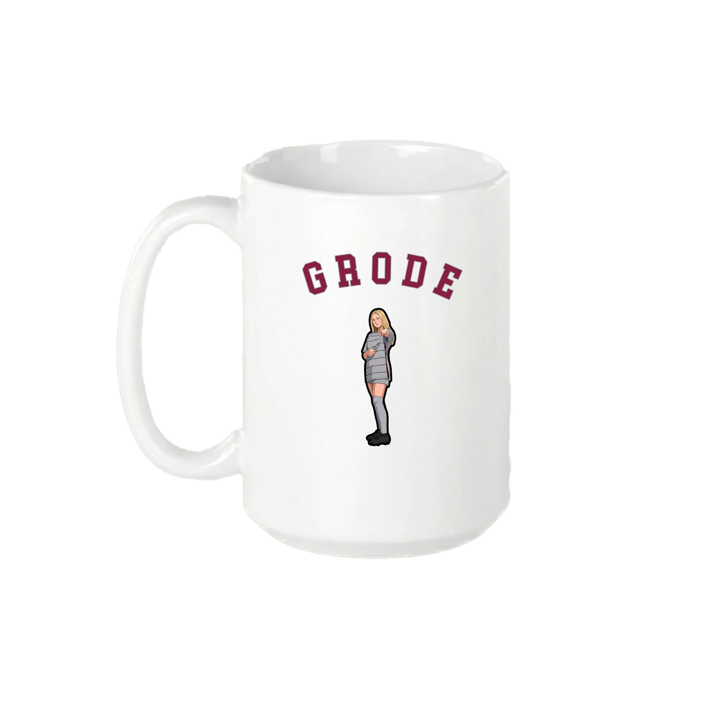 15oz Coffee Mug — Shirsey Arch in White