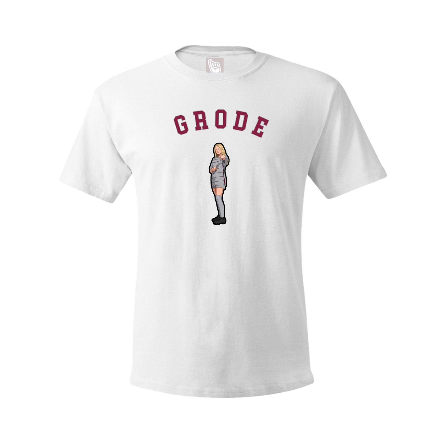 Youth Tee — Shirsey Arch in White