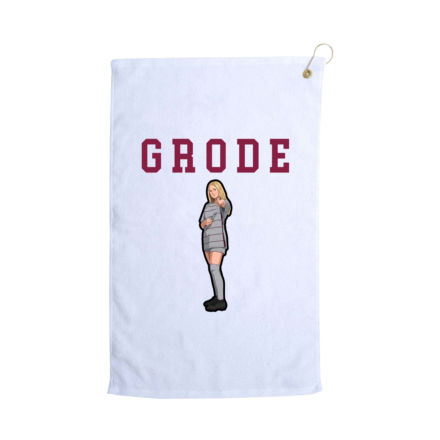 Golf Towel — Shirsey in White