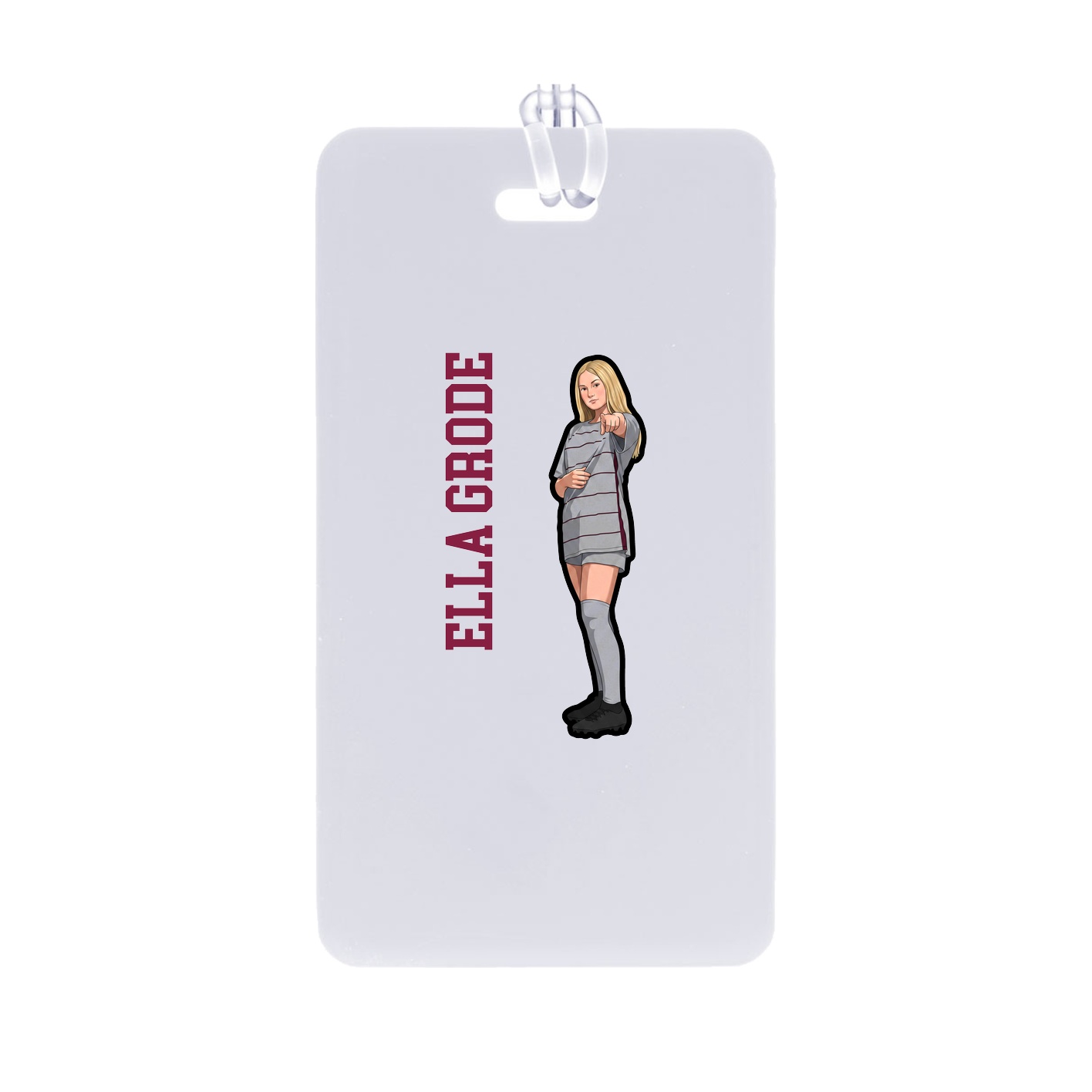 Bag Tag — Name Vertical in Classic