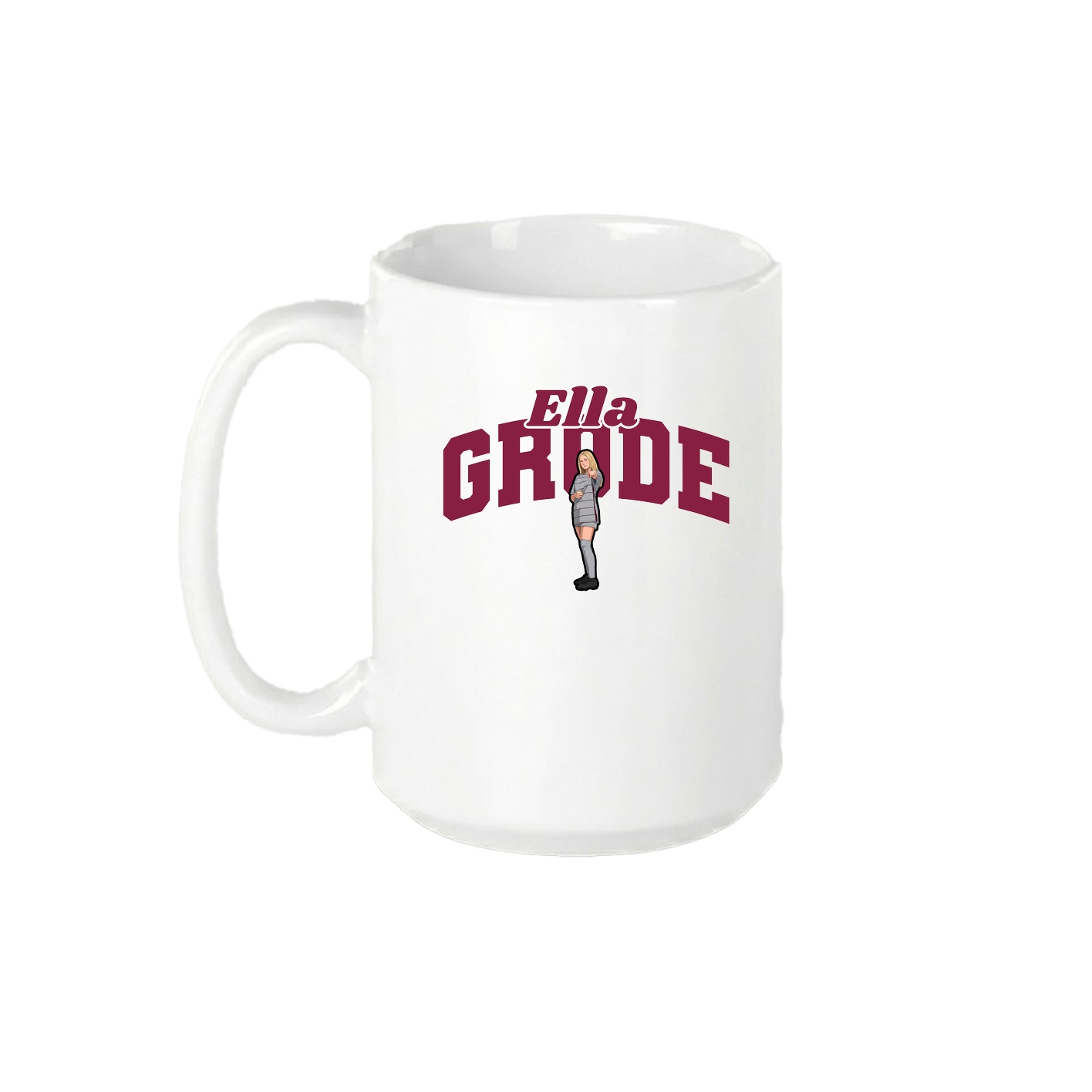 15oz Coffee Mug — Signature Arch in White