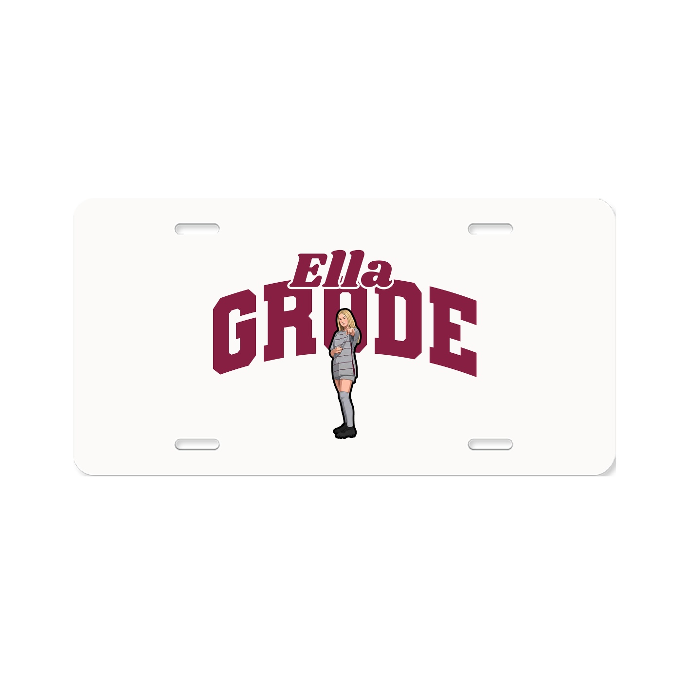License Plate — Signature Arch in Classic