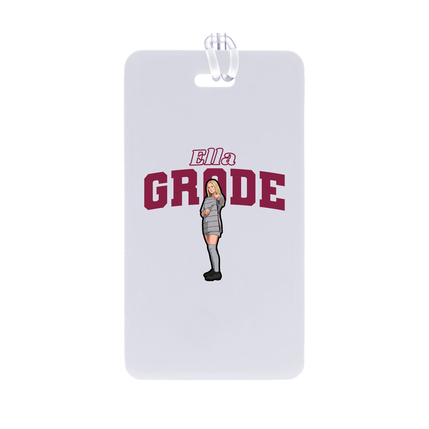 Bag Tag — Name Arch in Classic