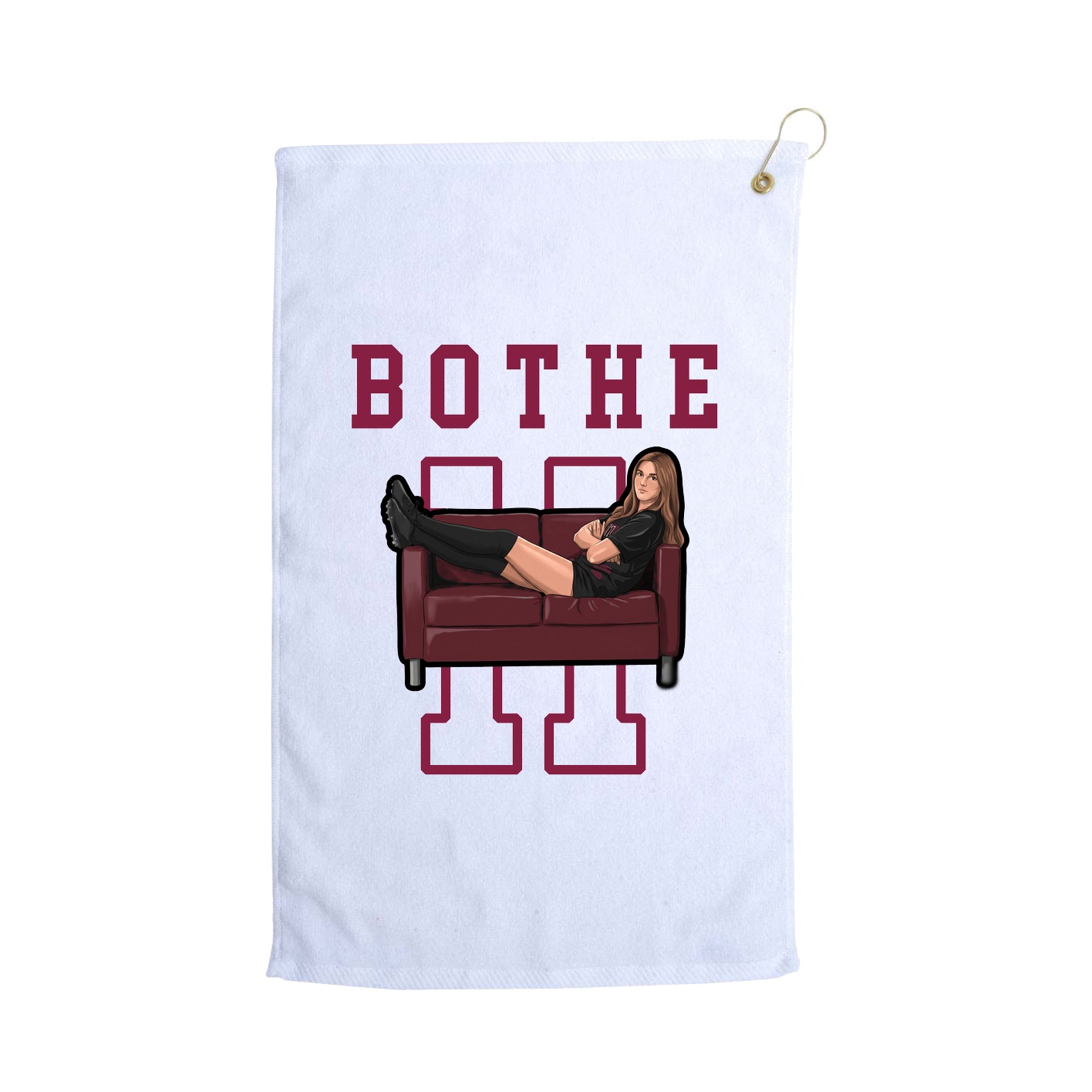 Golf Towel — Shirsey in White