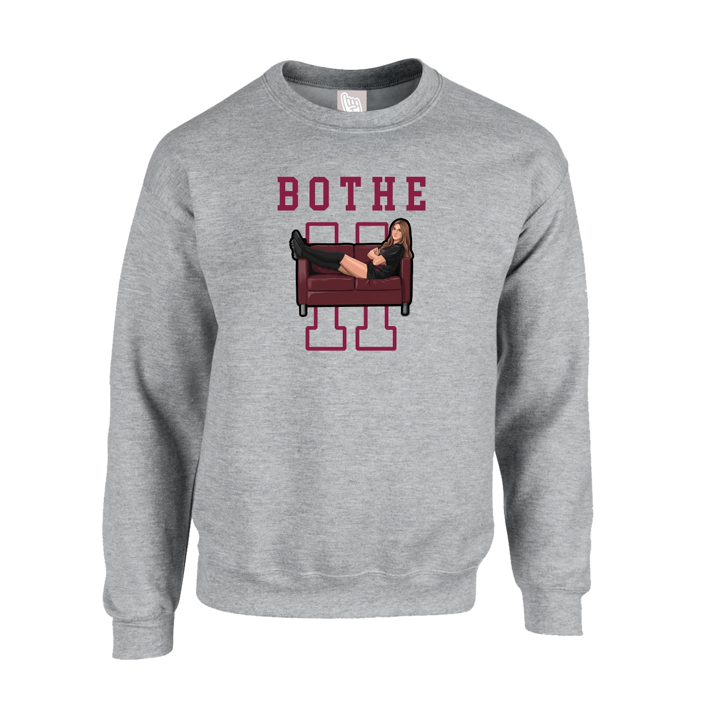 Fleece Crew — Shirsey in Grey