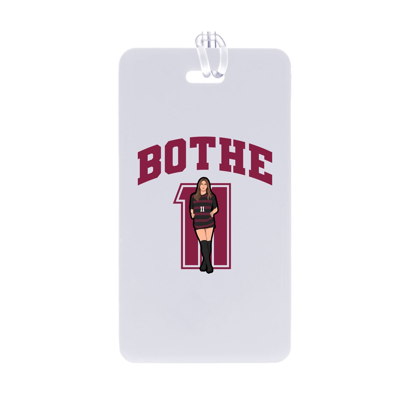 Bag Tag — Number in Classic