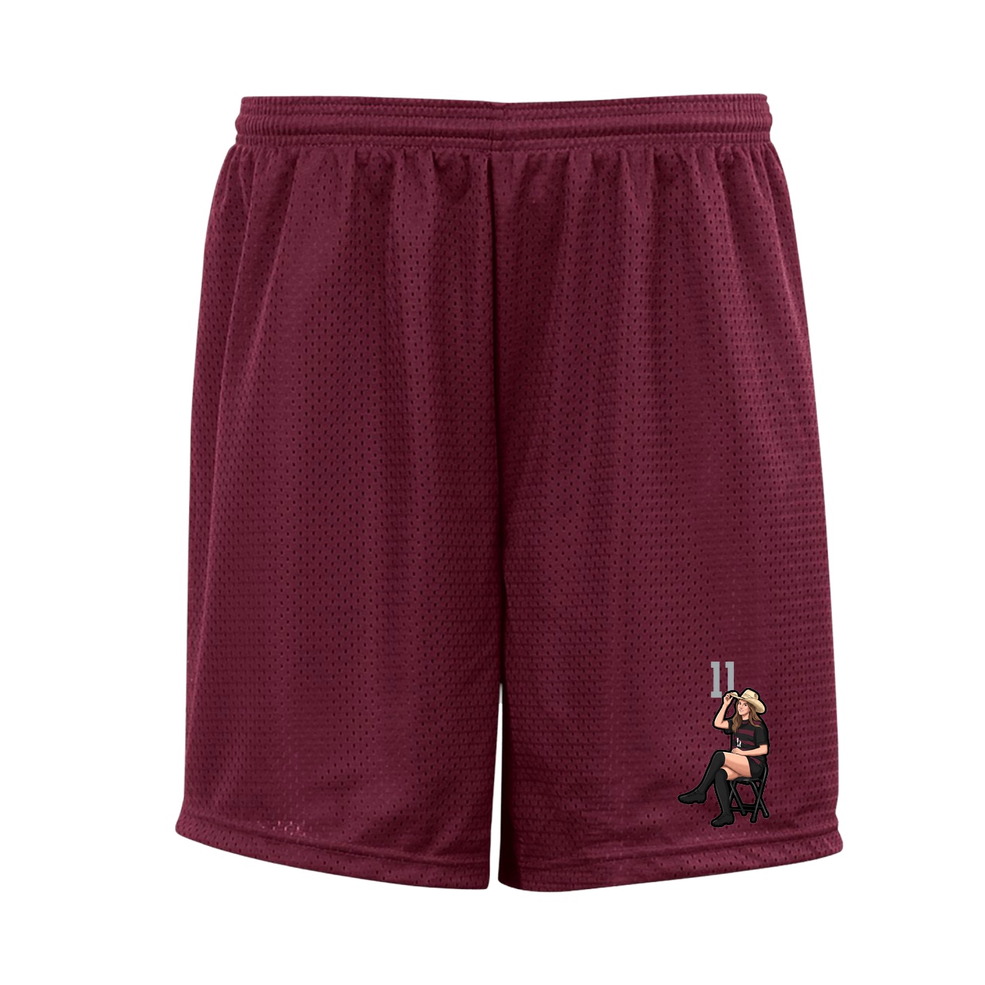 Shorts — Number Top in Cardinal