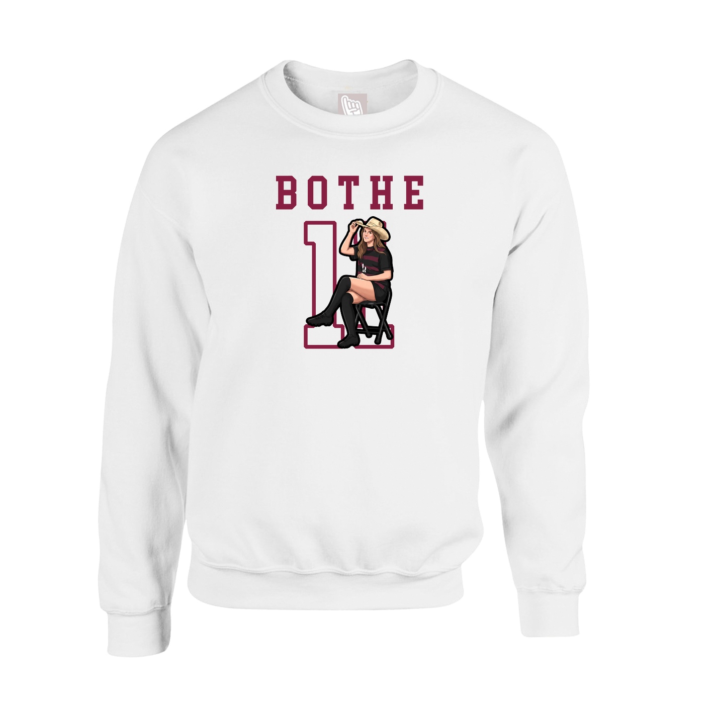 Fleece Crew — Shirsey in White