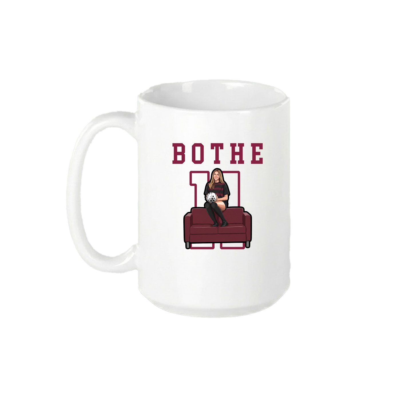 15oz Coffee Mug — Shirsey in White