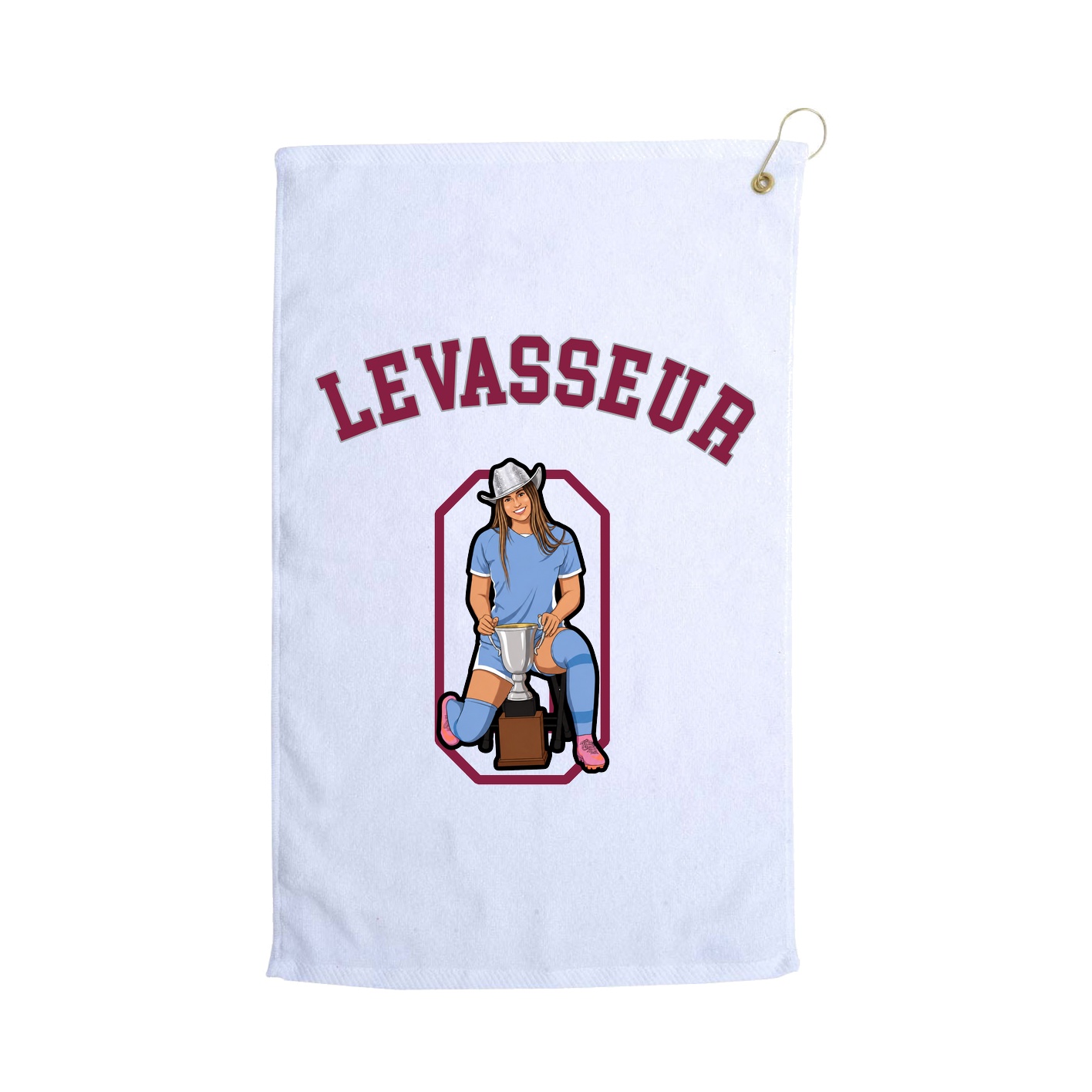 Golf Towel — Shirsey Arch in White