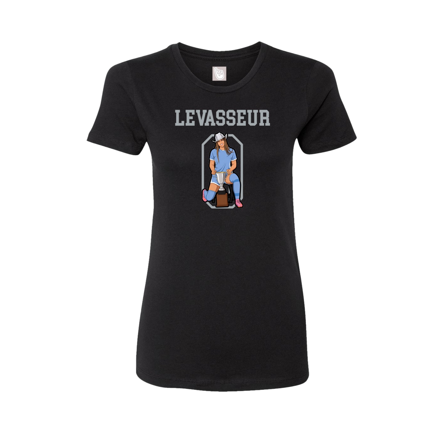 Fitted Women's Tee — Shirsey in Black