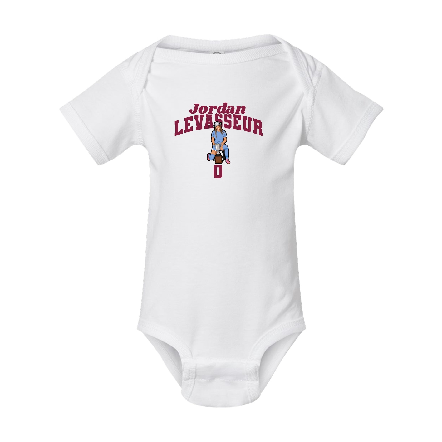 Baby Onesie — Signature Arch in White