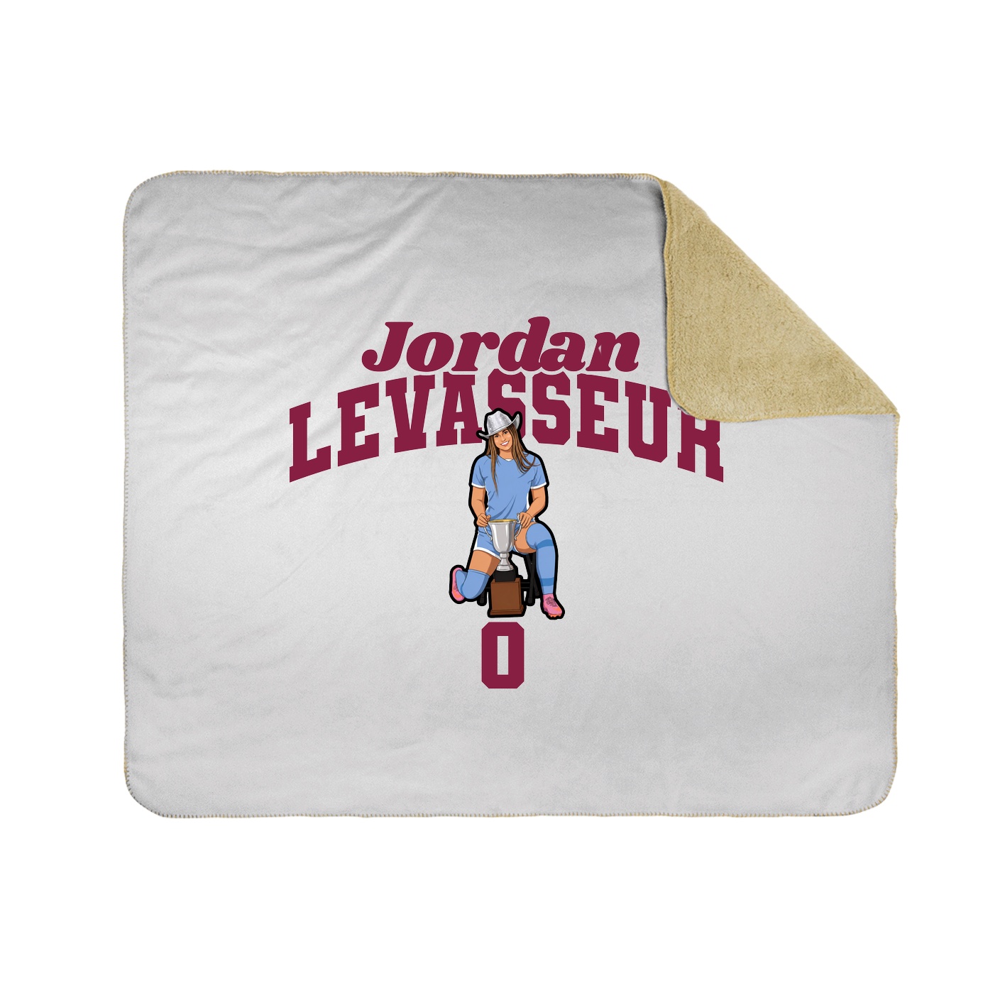Throw Blanket — Signature Arch in White