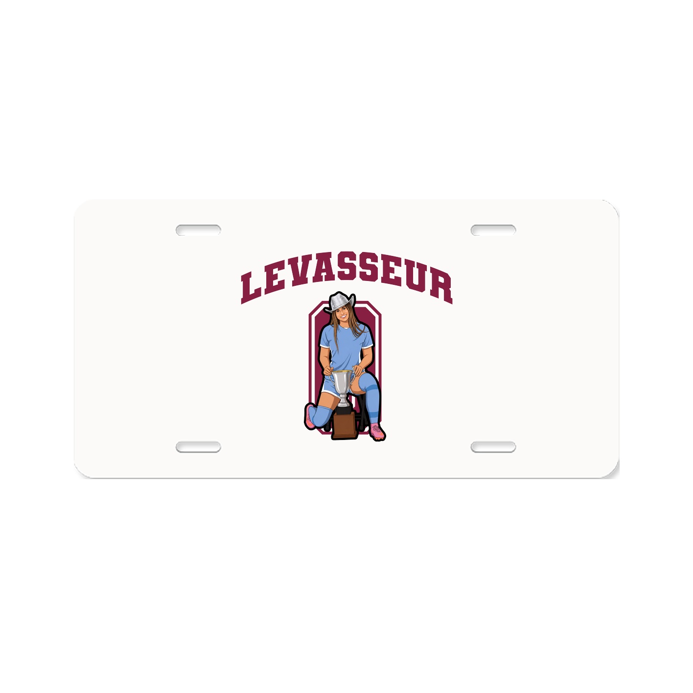 License Plate — Number in Classic