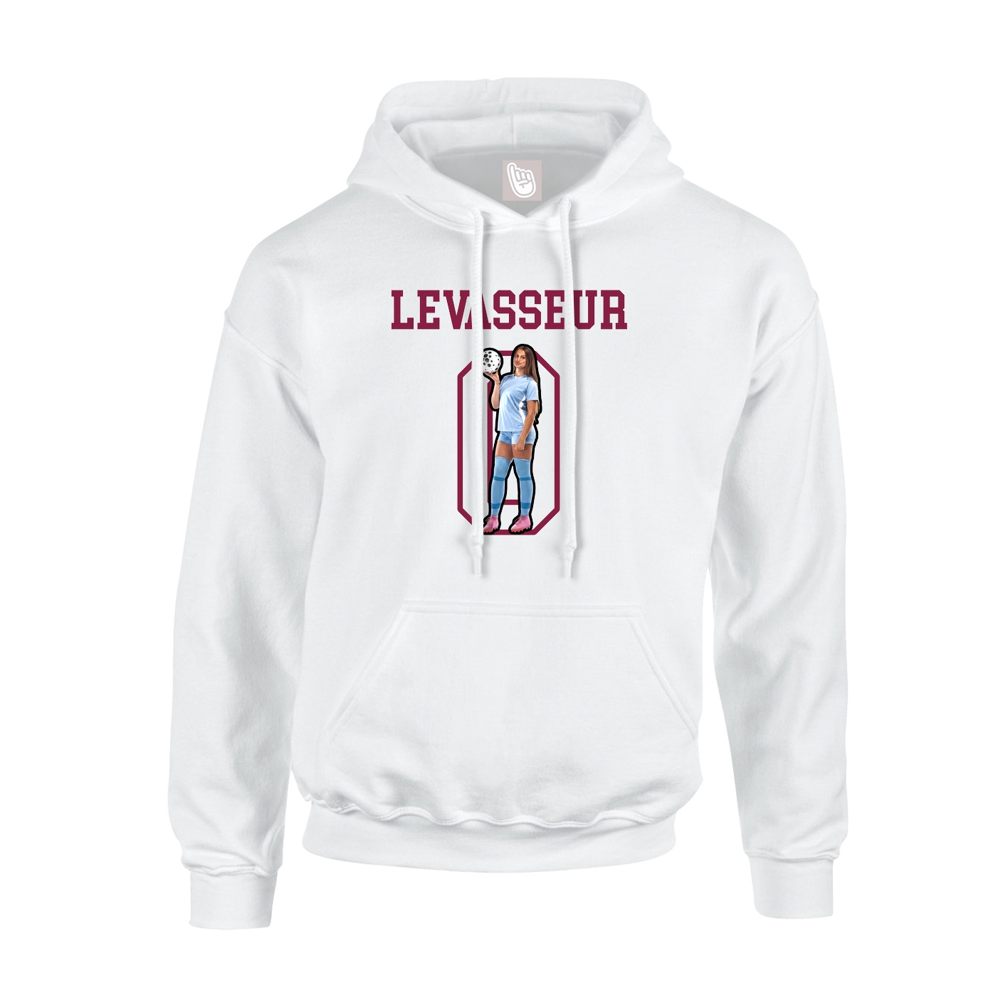 Youth Hoodie — Shirsey in White
