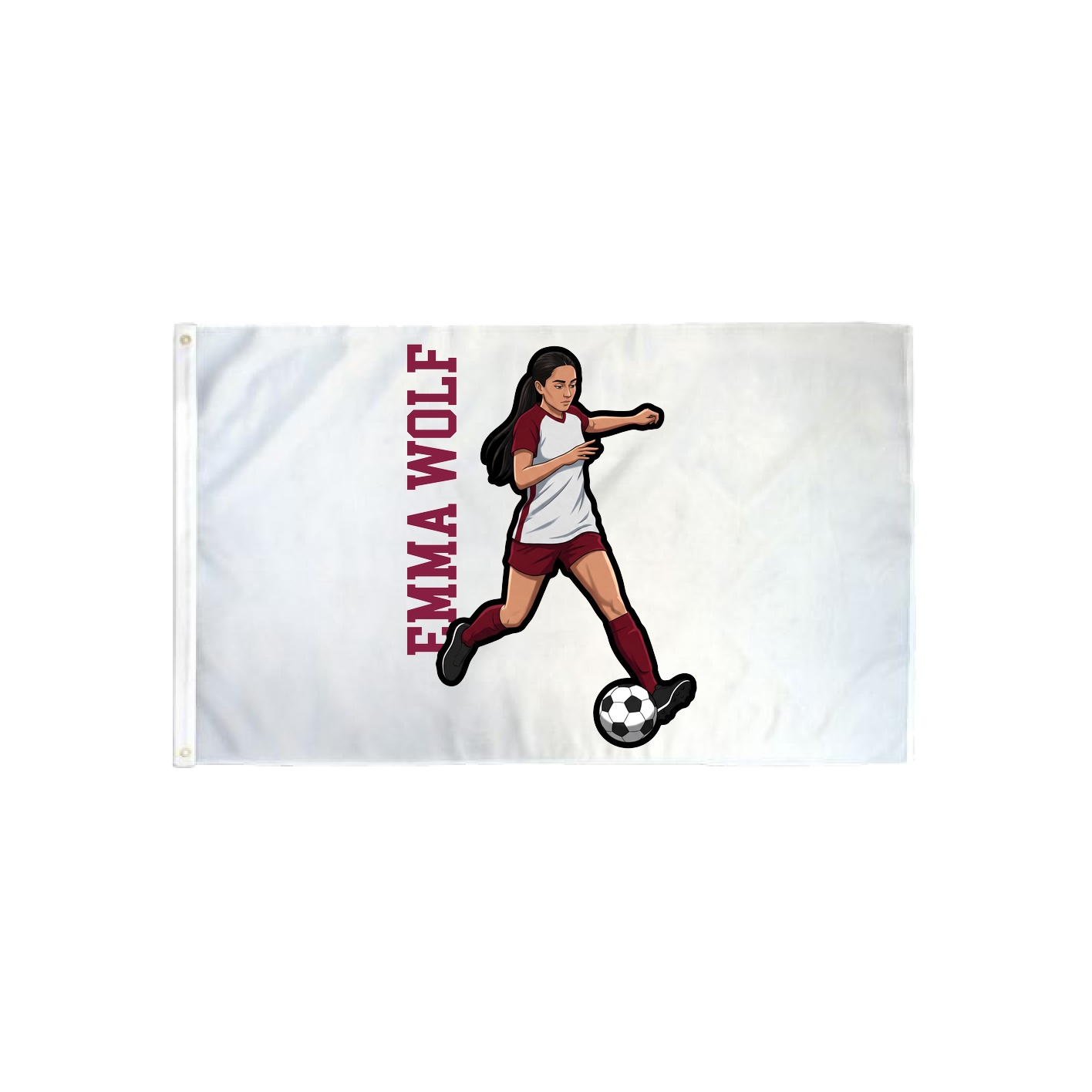 3x5 Flag — Name Vertical in Classic