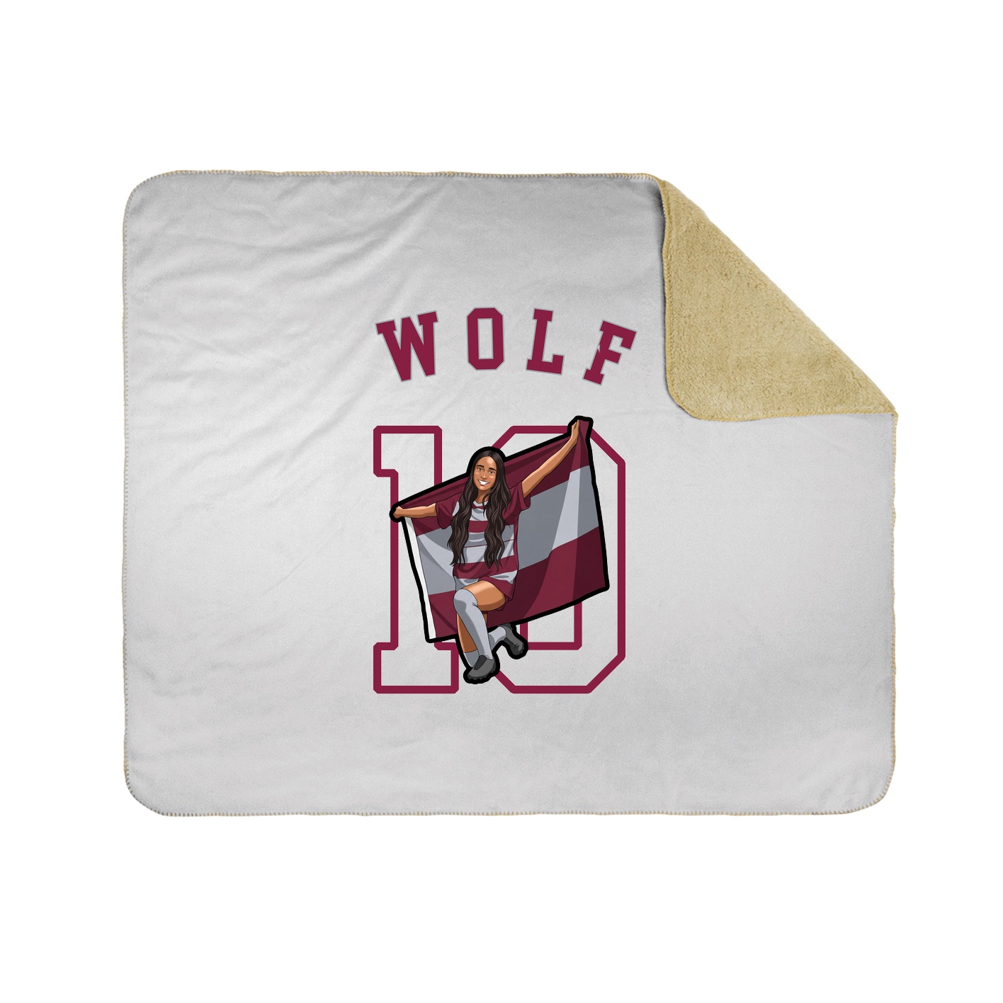Throw Blanket — Shirsey Arch in White