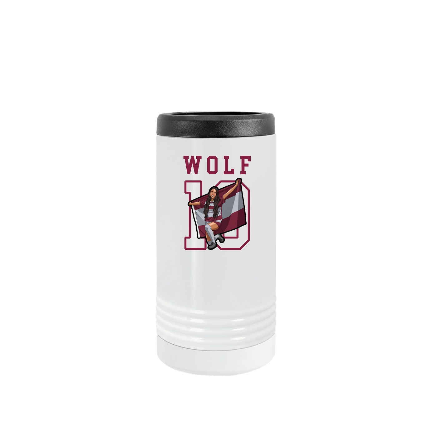 Slim Beverage Holder — Shirsey in White