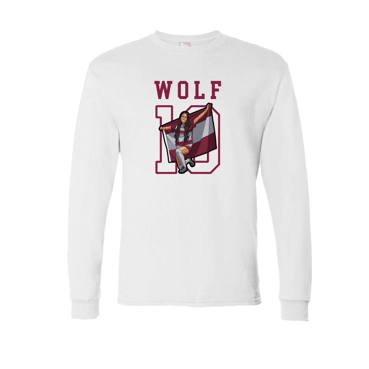 Long Sleeve Tee — Shirsey in White