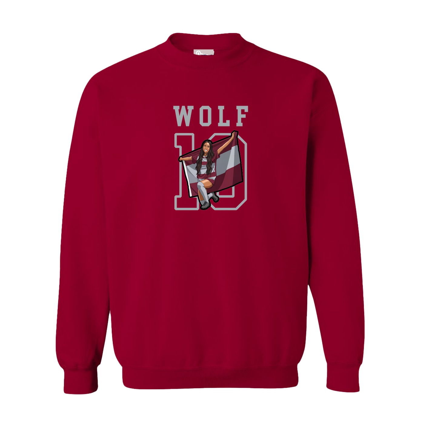 Fleece Crew — Shirsey in Cardinal