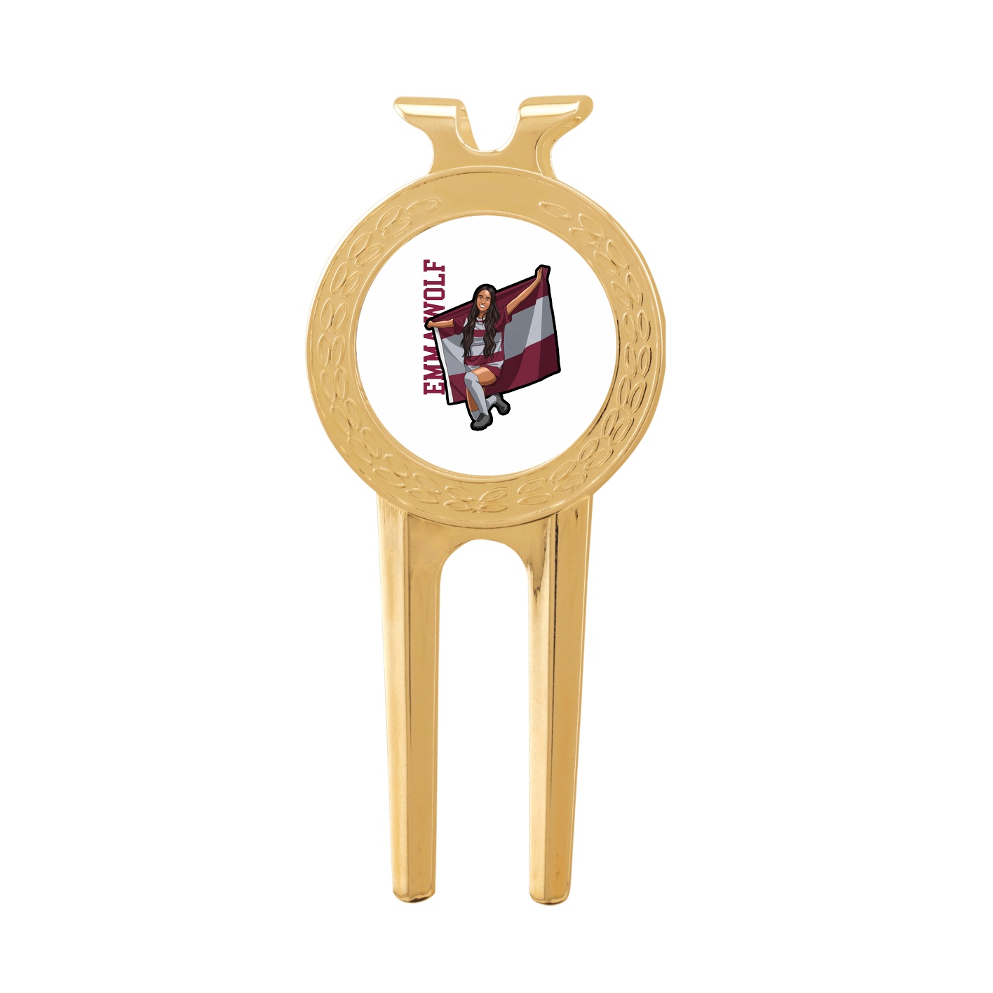 Divot Tool with Ball Marker — Name Vertical in Classic