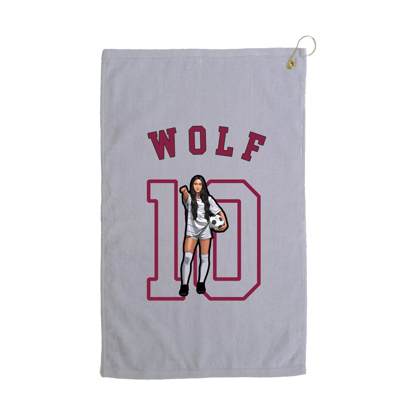 Golf Towel — Shirsey Arch in Grey