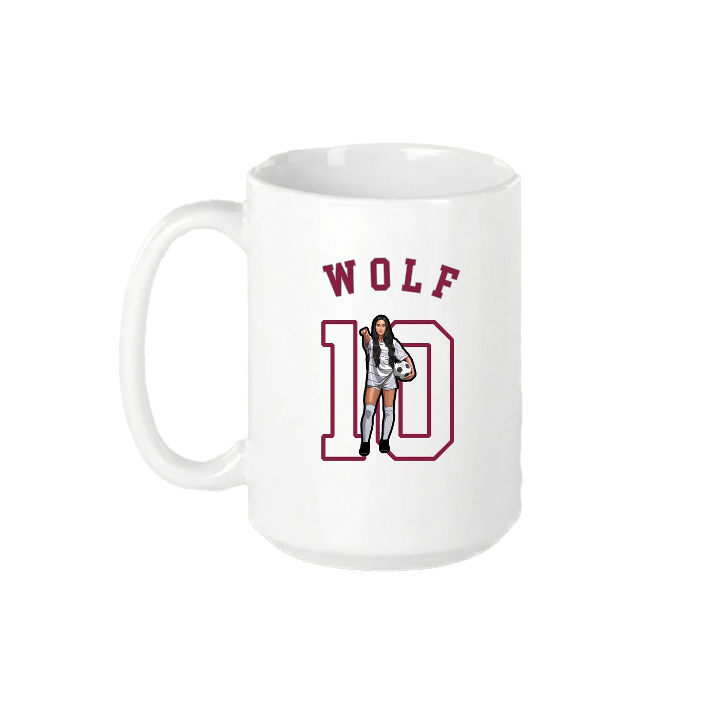 15oz Coffee Mug — Shirsey Arch in White