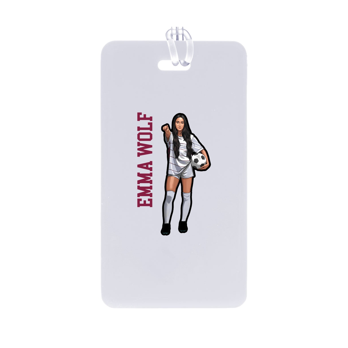 Bag Tag — Name Vertical in Classic