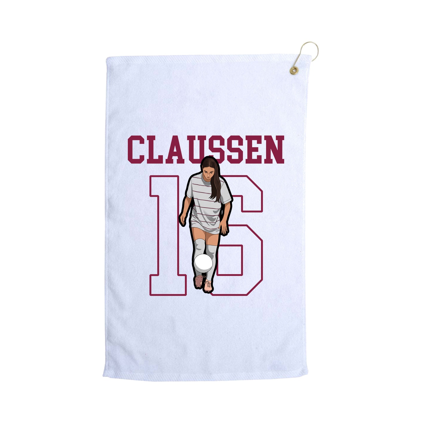 Golf Towel — Shirsey in White