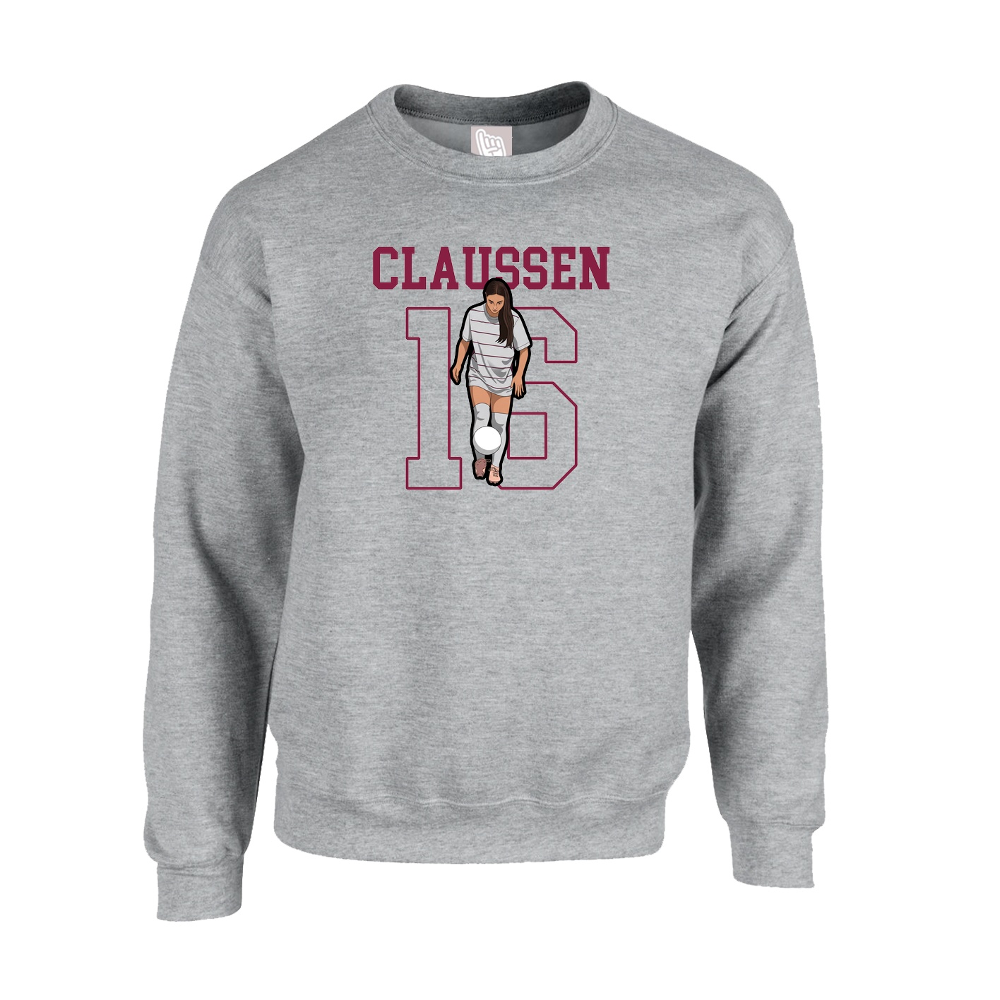 Fleece Crew — Shirsey in Grey